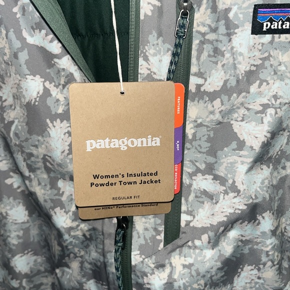NWT Patagonia Women’s Insulated Powder Town Ski Jacket (Hemlock Green)Sz XXL$399 - Picture 5 of 10